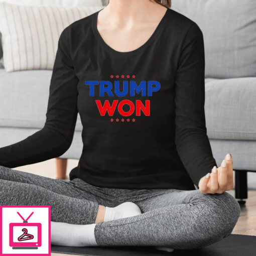 Trump Won Travis Kelce T Shirt 1