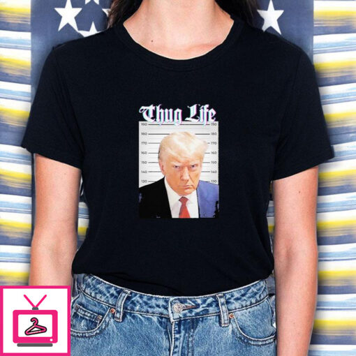 Trumps Thug Life Donald Trump In Prison 2024 T Shirt 1