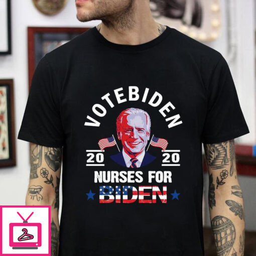 Votebiden 2020 nurses for Biden t shirt 1