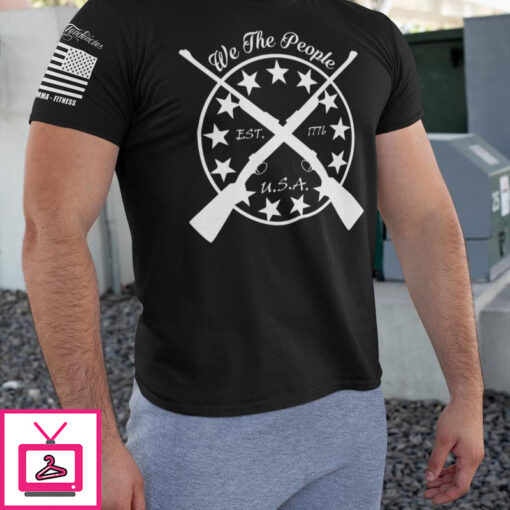 We The People Crossed Guns Unisex T shirt 2