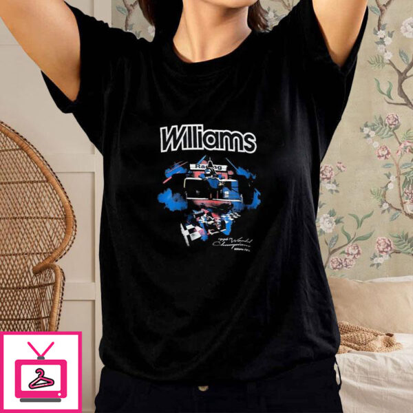 Williams Racing Vintage Inspired Champion Fw18 1996 T-Shirt