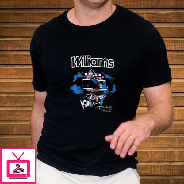 Williams Racing Vintage Inspired Champion Fw18 1996 T-Shirt