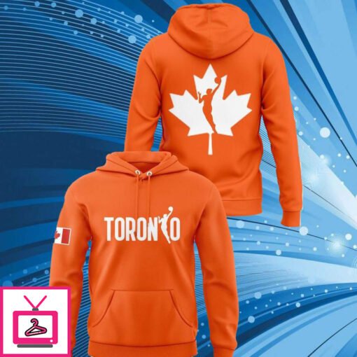 Wnba Toronto Orange 2024 Hoodie 1