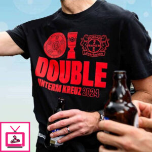 Xabi Alonso Leverkusen Double Unterm Krez 2024 T-Shirt