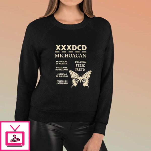 Xxxdcd Michoacan Monarcas De Morelia Aguacates De Uruapan T-Shirt