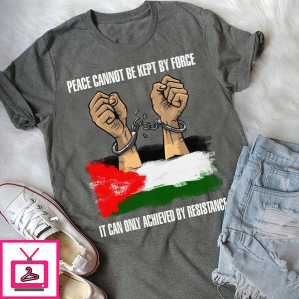 peace cannot be kept by force it can only achieved by resistance Palestine war