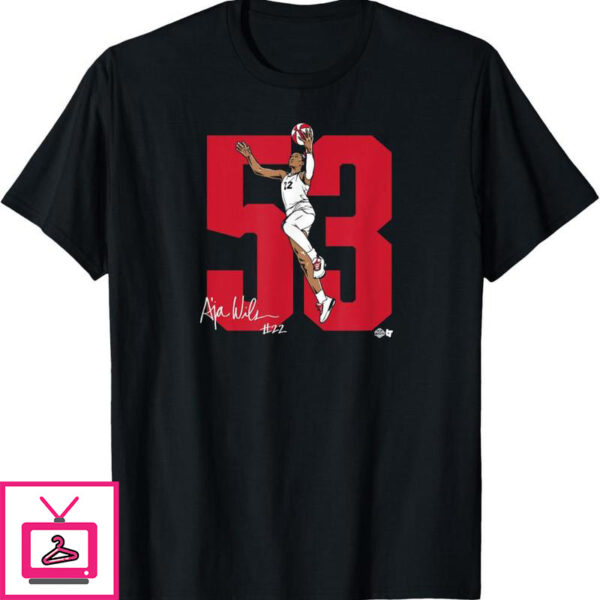 A’ja Wilson Mvp T-Shirt 53 Las Vegas Basketball