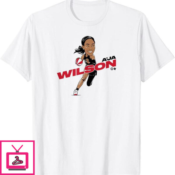 A’ja Wilson Mvp T-Shirt Caricature Las Vegas Basketball