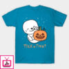 Boooo cute ghost pumpkin trick or treat Halloween T-Shirt
