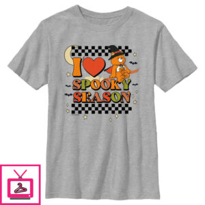 Boy’s Care Bears Halloween Trick-Or-Sweet Bear I Heart Spooky Season T-Shirt