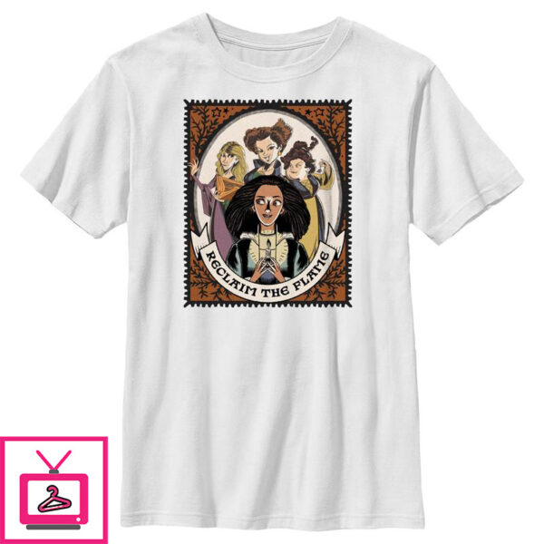 Boy’s Hocus Pocus 2 Reclaim the Flame Stamp T-Shirt