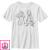 Boy’s Marvel WandaVision Outline Sketch T-Shirt