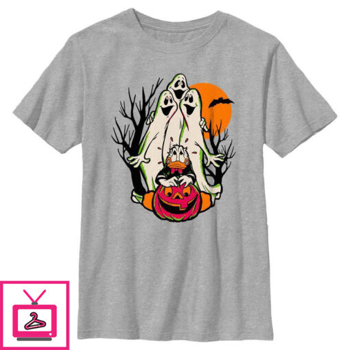 Boys Mickey Friends Halloween Donald Duck Ghosts T Shirt 1 1