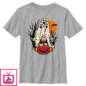 Boy’s Mickey & Friends Halloween Donald Duck Ghosts T-Shirt