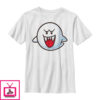 Boy’s Nintendo Mario Boo Ghost Smile T-Shirt