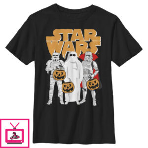 Boy’s Star Wars A New Hope Stormtrooper Halloween Costumes T-Shirt