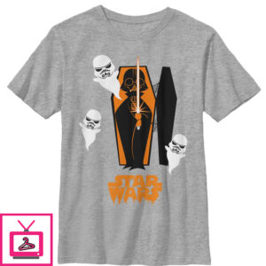 Boy’s Star Wars Halloween Darth Vader Coffin T-Shirt