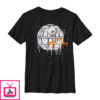 Boy’s Star Wars Halloween Death Star Drip T-Shirt