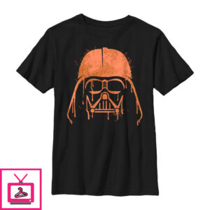 Boy’s Star Wars Halloween Vader Helmet Spray-Paint T-Shirt