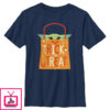 Boy’s Star Wars The Mandalorian Halloween Grogu Trick or Treat Bag T-Shirt