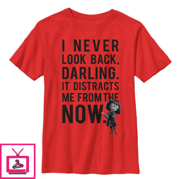 Boy’s The Incredibles Edna Mode Never Look Back T-Shirt