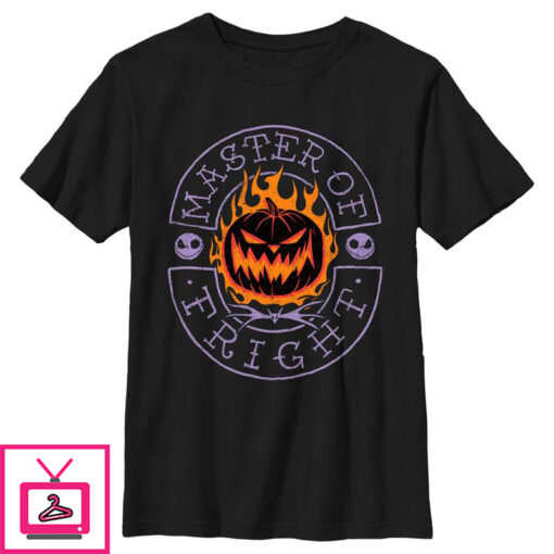 Boys The Nightmare Before Christmas Master of Fright T Shirt 1