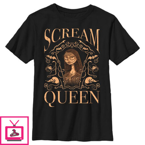 Boys The Nightmare Before Christmas Sally the Scream Queen T Shirt 1