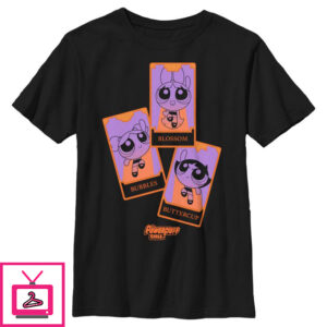 Boy’s The Powerpuff Girls Halloween Tarot Cards T-Shirt