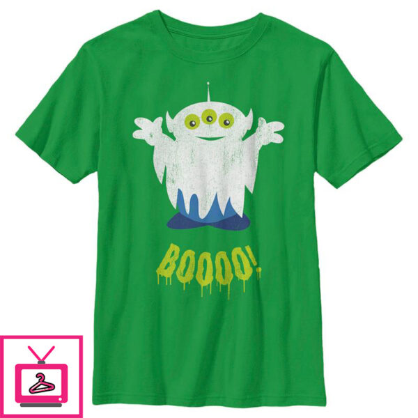 Boy’s Toy Story Halloween Squeeze Alien Boo Ghosts T-Shirt