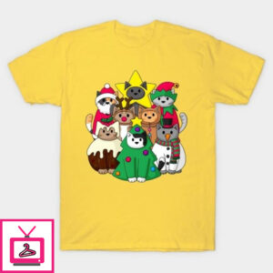 Cat Christmas costume part T-Shirt