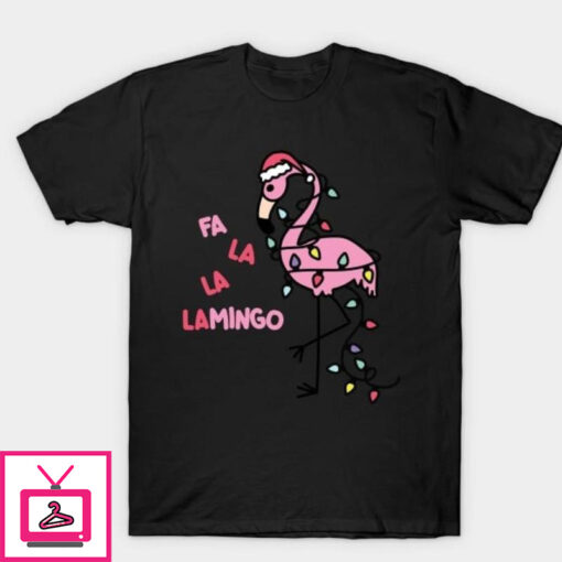 Christmas Flamingo T Shirt 1 1