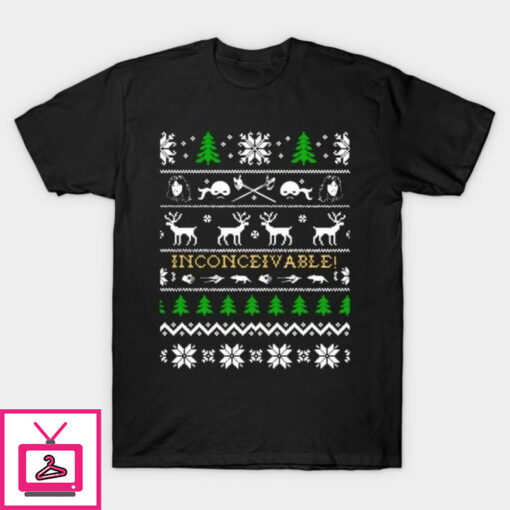 Christmas Xmas Inconceivable T Shirt 1 1