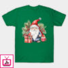 Cute Christmas Gnome watercolor T-Shirt