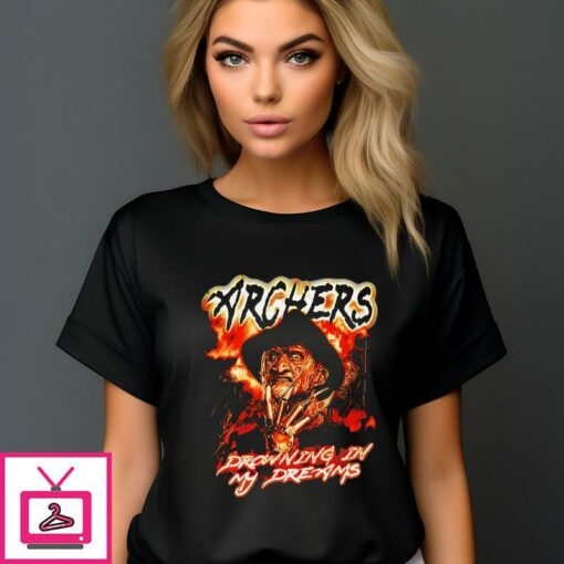 Freddy Krueger Archers Drowning In My Dreams Halloween 2024 T Shirt 1 1