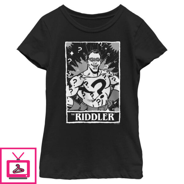 Girls Batman Riddler Tarot T Shirt 1