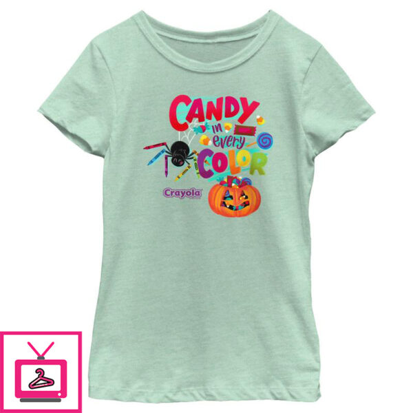 Girl’s Crayola Candy In Every Color T-Shirt