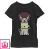 Girl’s Despicable Me Minions Bride Of Frankenstein Pose T-Shirt