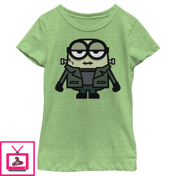 Girls Despicable Me Minions Frankenstein T Shirt 1