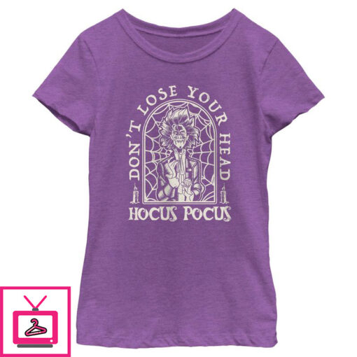 Girls Hocus Pocus 2 Billy Butcherson Lose Your Head T Shirt 1