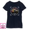 Girl’s Hocus Pocus Amuck Witch Circle T-Shirt