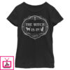Girl’s Lost Gods Halloween The Witch Is In Cats T-Shirt