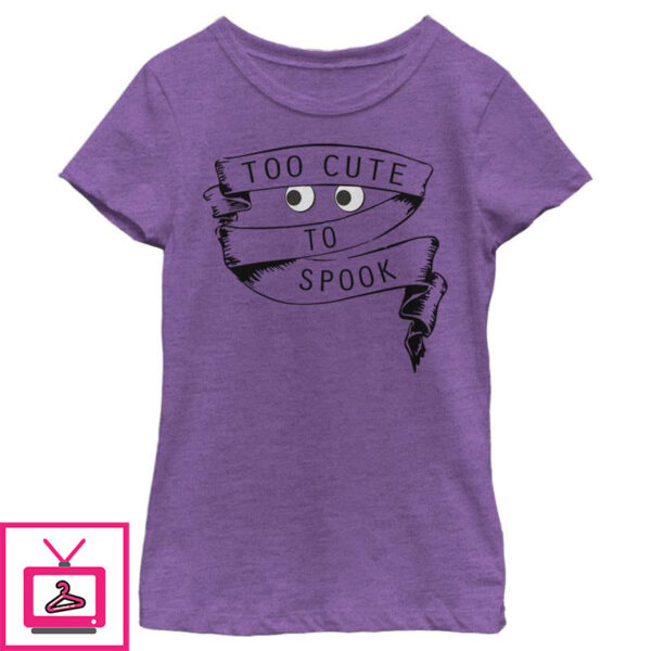 Girls Lost Gods Halloween Too Cute to Spook T Shirt 1