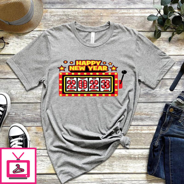 Happy New Year 2023 T-Shirt Hello Gift