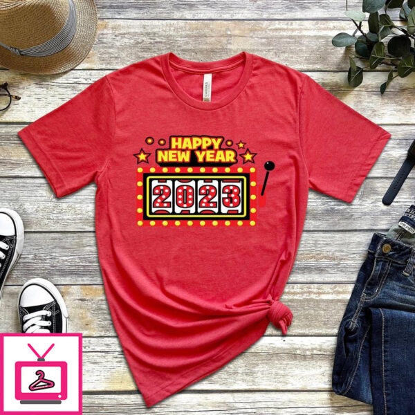 Happy New Year 2023 T-Shirt Hello Gift