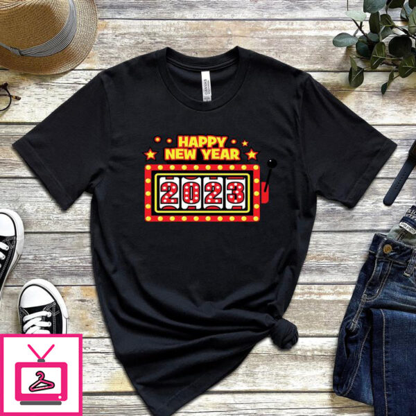 Happy New Year 2023 T-Shirt Hello Gift