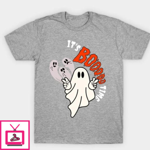 Its booooo time Halloween T Shirt 1 1