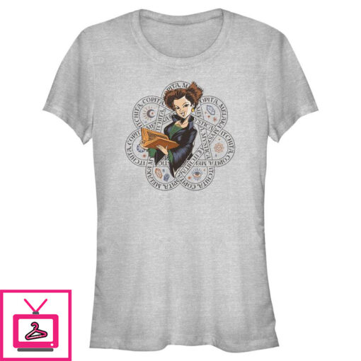 Juniors Hocus Pocus 2 Winifred Spell Book T Shirt 1