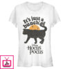 Junior’s Hocus Pocus Binx Cat T-Shirt