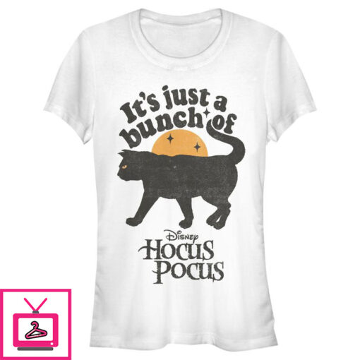 Juniors Hocus Pocus Binx Cat T Shirt 1