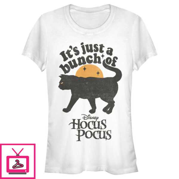 Junior’s Hocus Pocus Binx Cat T-Shirt